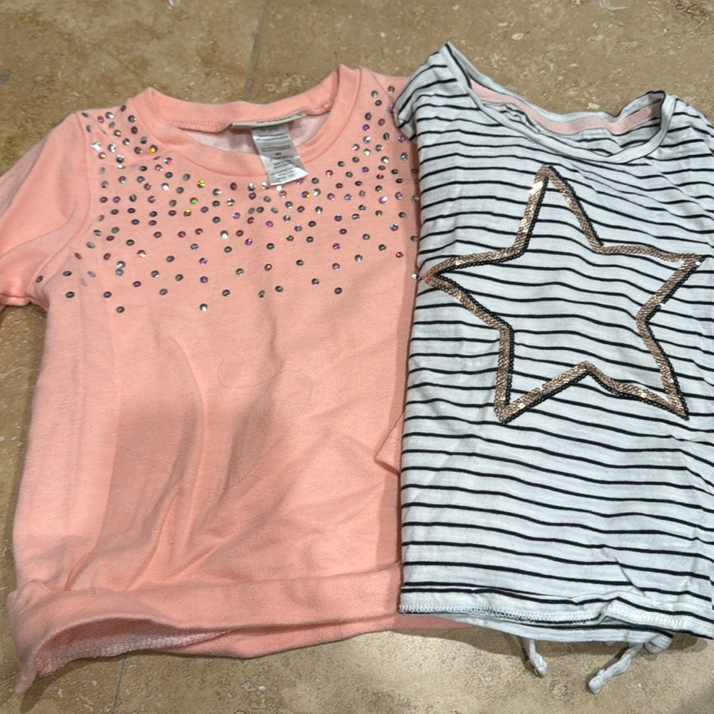 Girls 4t long sleeve shirt bundle